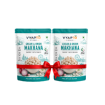 Cream & Onion Flavoured Makhana Pack of 2 – 200gm