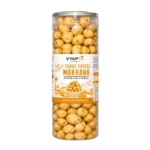 Tangy Cheese Flavoured Makhana 90 g Jar | Roasted Fox Nuts Snack | Vyapto Foods