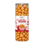 Peri Peri Flavoured Makhana 90 g Jar | Roasted Fox Nuts Snack | Vyapto Foods