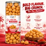 Peri Peri Flavoured Makhana 90 g Jar | Roasted Fox Nuts Snack | Vyapto Foods - Image 4