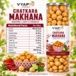 Chatkara Flavoured Makhana 90 g Jar | Roasted Fox Nuts Snack | Vyapto Foods - Image 3